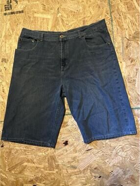 Vintage Sears Jeans Colony Denim Shorts Mens W42 L10 Embroidered Pockets